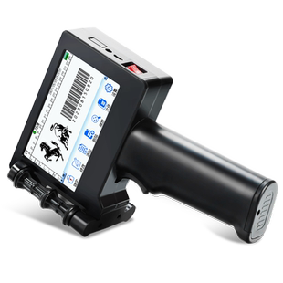 手持式喷码机小型智能高清P9G全自动打码器打生产日期数字包装袋易拉罐瓶盖价格流水号二维码条形码打码机