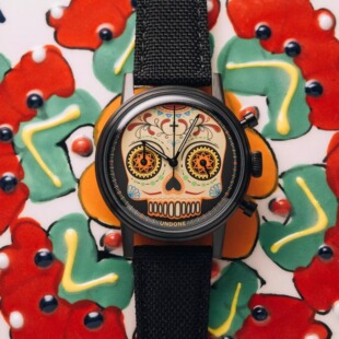 Lume 正品 Calavera 卡拉维拉石英机械混合手表骷髅 UNDONE Chrono