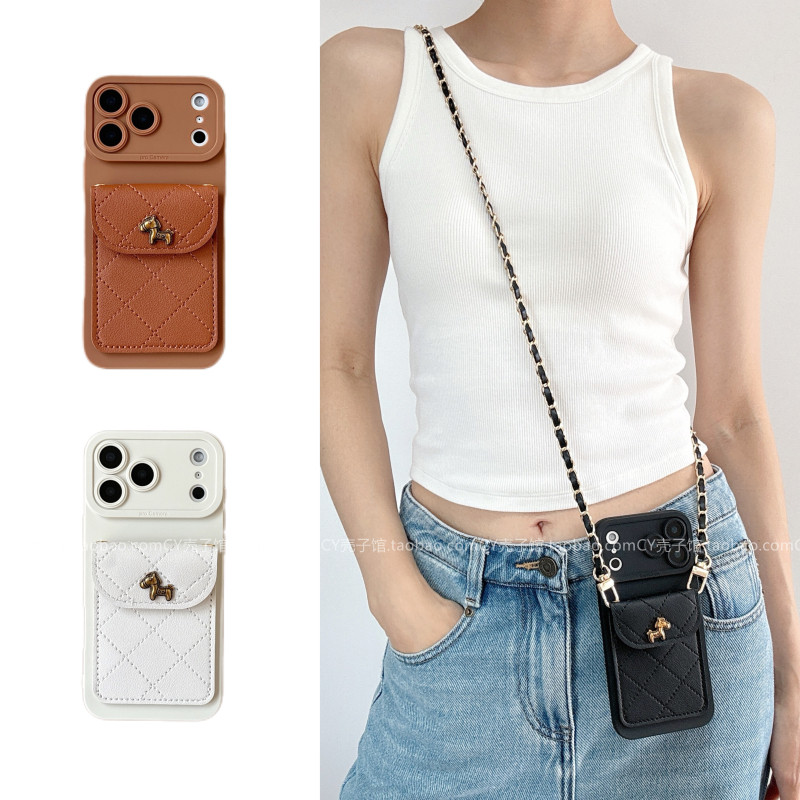 小香风斜挎可背链条菱格插卡包适用小米17/15手机壳红米note15/14pro带挂绳k90k80k70高级感turbo4保护套civi,3C数码配件,手机保护套/壳,淘宝优惠券,粉丝福利购,淘宝优惠卷