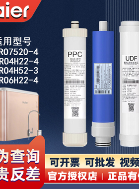 海尔净水器机HRO7520-4/4H22/6H22/4H52/5H52家用换芯过滤器滤芯