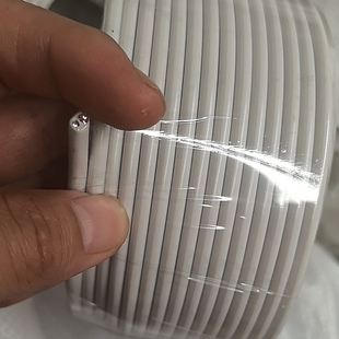 室外电话线圆形2x1.2晾衣绳结实耐用晒被子家用铁丝绳白色PVC