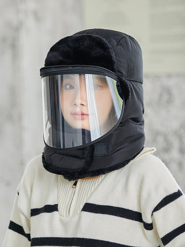 雷锋帽骑车出行休闲男女秋冬季