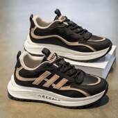 百搭男鞋 鞋 子休闲爆款 2026新款 厚底运动鞋 软底跑步爆款 男士 休闲鞋