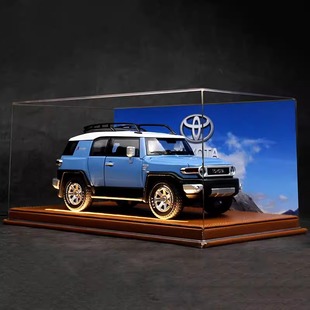 24豐田酷路澤FJ合金汽車玩具模型仿真越野車燈光展示收藏送禮物