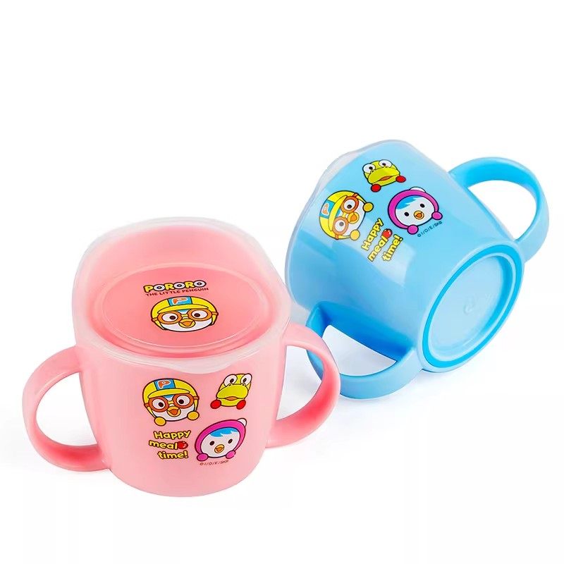 啵乐乐儿童宝宝学饮杯双耳餐具防摔卡通可爱家用水杯小学生幼儿园,婴童用品,学饮杯/鸭嘴杯,淘宝优惠券,粉丝福利购,淘宝优惠卷
