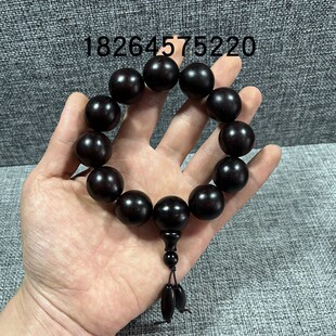 印度小叶紫檀手串 早年库存金星紫檀手串文玩木器 高油高密满金星