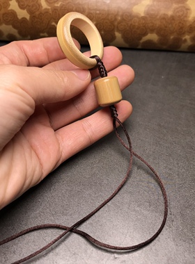 精工高密度老玉竹竹圈配玉竹桶珠 手工玉竹吊环秀眼鸟笼挂环竹圈