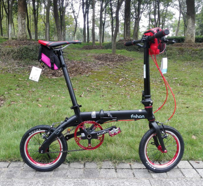 14寸铝合金外三速欧行折叠车