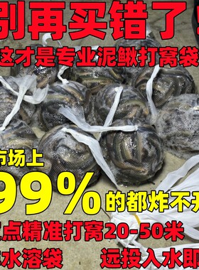 大蒜袋非水溶泥鳅打窝袋远投神器