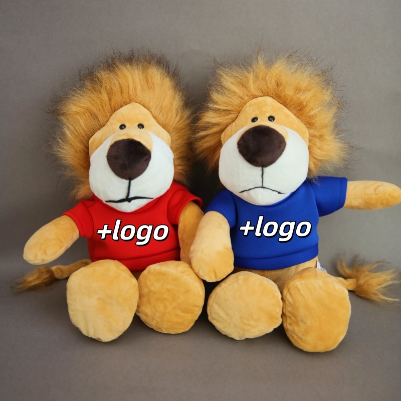 狮子企业吉祥物定制小挂件印字