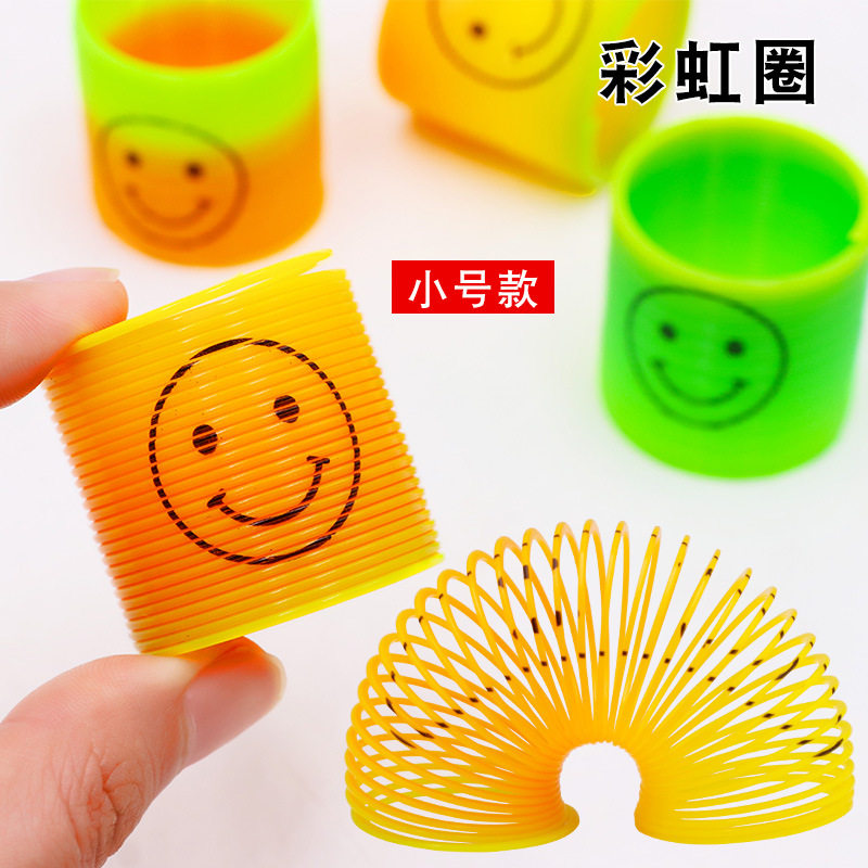小号笑脸弹簧彩虹圈彩虹塔创意儿童益智玩具幼儿园奖励小礼品|ruв категории игрушка/коляска/головоломка/блоки/модель, Другие игрушки - от Buy2taobao.com для оказания профессиональной услуги покупки агента Taobao