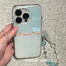 ins清新夏日晕染小金鱼双层印花韩系14适用iphone16promax苹果16pro手机壳苹果16 ZEHAO 13软15Promax保护套1