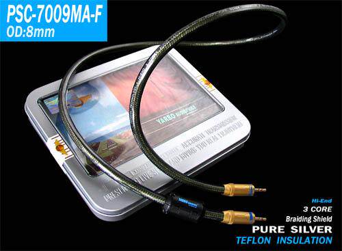 雅宝YARBO德国雅堡 PSC-7009MA-F 纯银 发烧 3.5对录线 车载AUX线