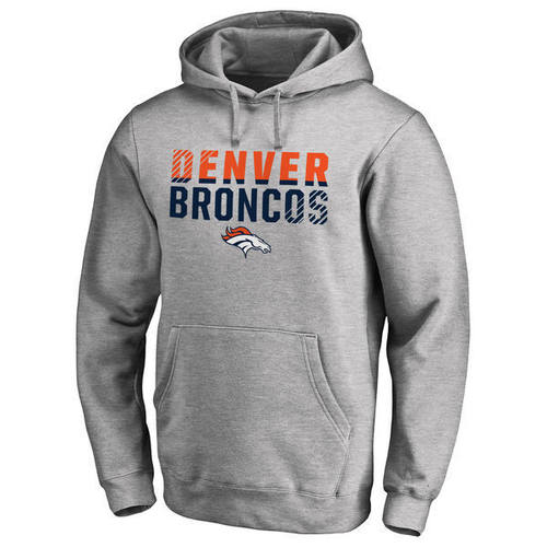 美职橄榄球联盟Broncos丹佛野马加绒卫衣套头连帽衫