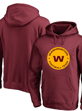 美职橄榄球联盟Commanders华盛顿指挥官加绒卫衣套头连帽衫