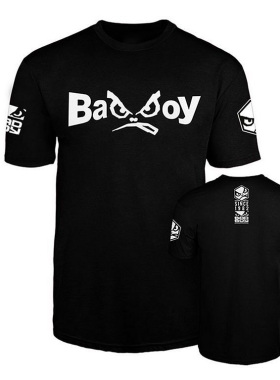 BadBoy坏小子男装夏季新款情侣印花休闲短袖美式圆领纯棉T恤潮