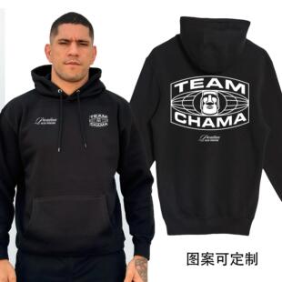 佩雷拉-TEAM CHAMA卫衣MMA综合格斗秋冬加绒套头休闲搏击长袖