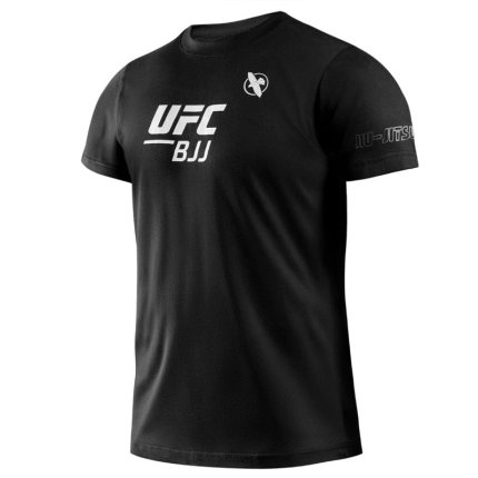 UFC BJJ圆领短袖T恤男女运动休闲健身训练跑步百搭棉T纯棉搏击服