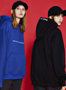 NEATO逆光女装 春季新款 加绒宽松慵懒风炸街oversize卫衣帽衫