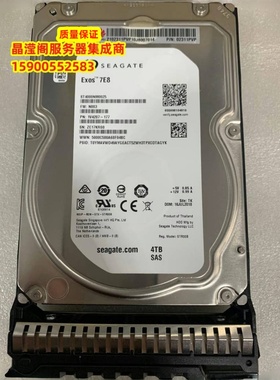 原装 02311PVP N4000NS127W3 4T 7.2K 3.5 SAS 12G V3 V4 V5 硬盘