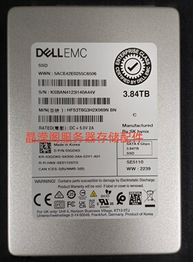 DELL EMC SE5110 03GDK0 3.84T SATA HFS3T8G3H2X069N 固态硬盘