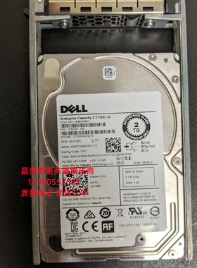 DELL ME412 ME424 ME484 ME4012 2T 7.2K 2.5 SAS 12Gb 存储硬盘