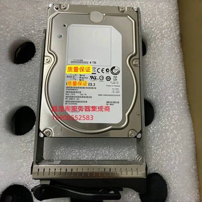 NetApp LSI 浪潮 E-X4046A-R6 111-01505 111-01506 4T SAS 硬盘