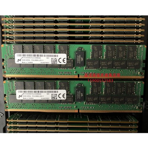 联想 X3650 M5 X3500M5 X3850X6服务器内存64G DDR4 2666 ECC REG