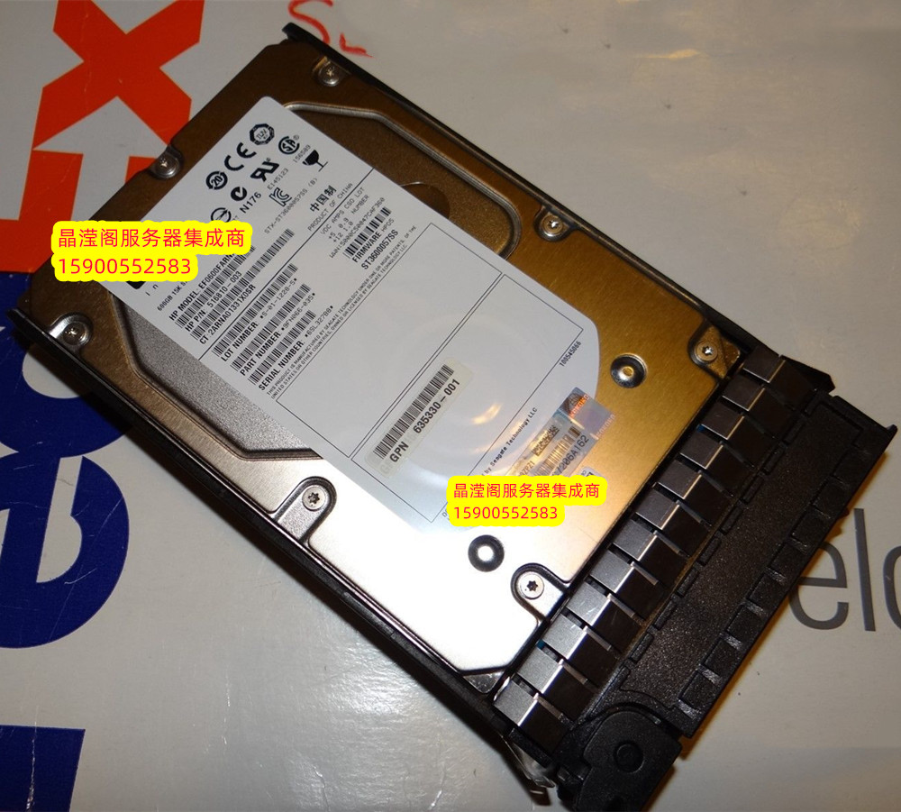 原装 AP872A 583718-001 600G 15K 3.5 SAS 6GB M6612 存储硬盘