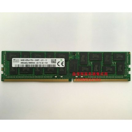 DELL T5810 T5820 T7810 T7820服务器内存64G DDR4 2400 ECC REG