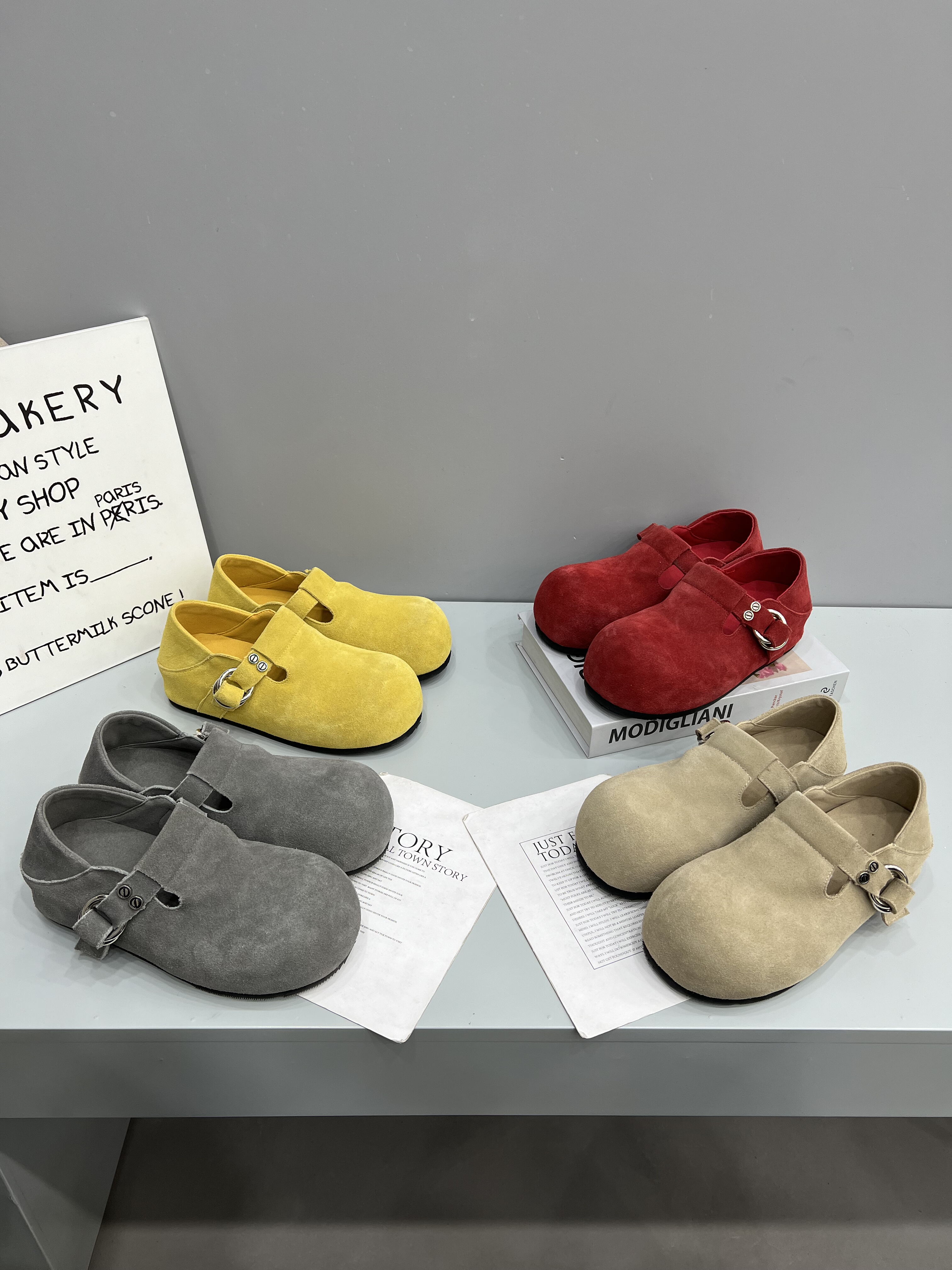 真皮厚底勃肯鞋女2026春季复古百搭一脚蹬懒人乐福鞋增高百搭单鞋,女鞋,勃肯鞋/软木鞋,淘宝优惠券,粉丝福利购,淘宝优惠卷