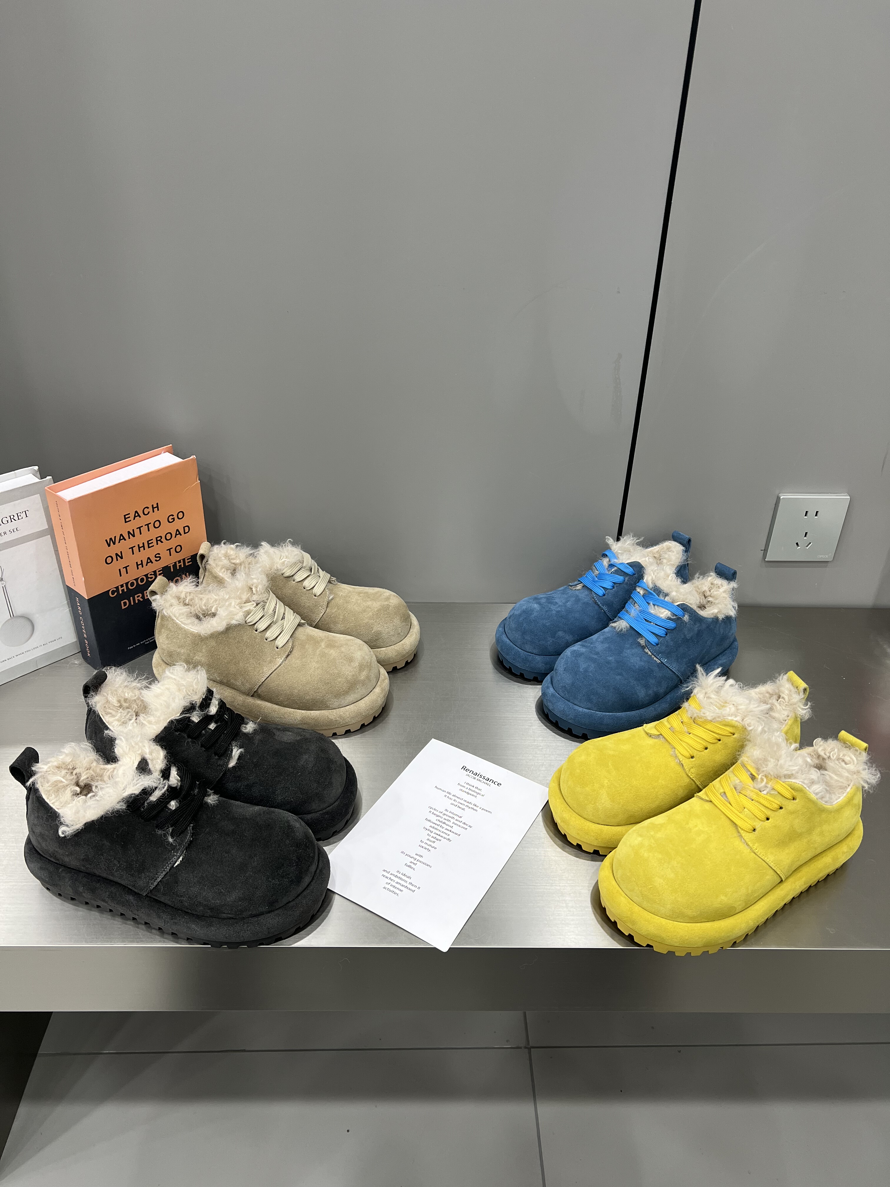 欧货磨砂皮厚底低帮雪地靴女鞋2025冬季加绒保暖百搭休闲大头棉鞋