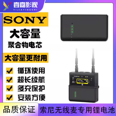 Sony索尼 D21 D26无线麦充电电池盒小蜜蜂配件B40 P40电池仓专用