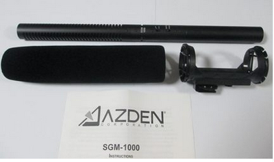 行货AZDEN阿兹丹 SGM-1100 专业采访话筒/采访麦克风