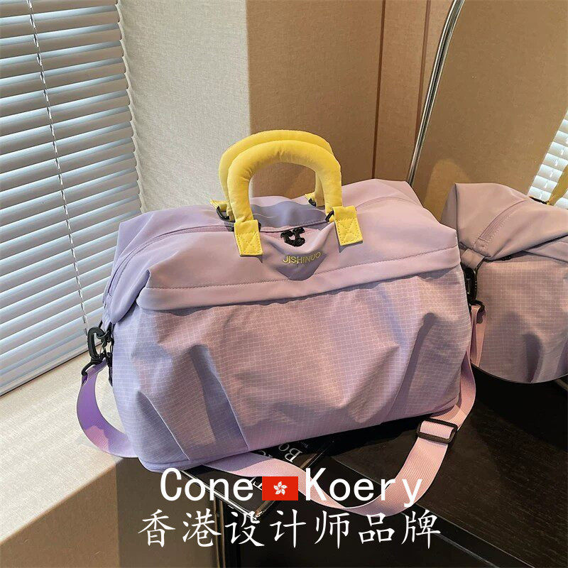 法国慵懒风轻便旅行大包套拉杆包健身可扩容干湿分离待产包行李包