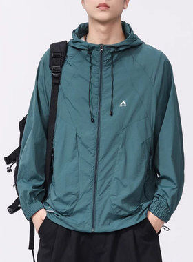 法国进口品牌UFP70+防晒服男冰丝薄款2026夏季新款透气骑行登山服