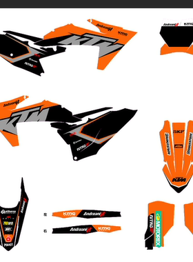 20 21 22 23 24 25年KTM EXC XCW 250 300 350越野贴花贴膜车贴画