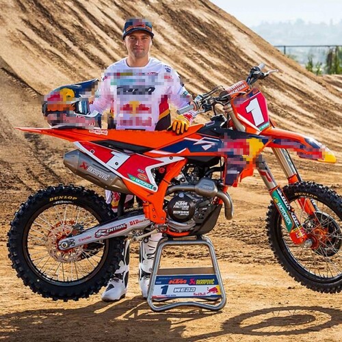 适用KTM 250 300 350EXC SXF克维思K23恒舰Z300贴花贴膜车贴画XCW