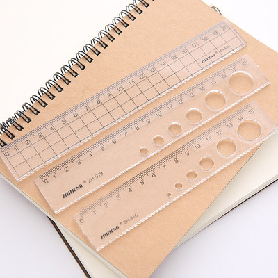 日韩简约15cm20cm多功能包邮直尺