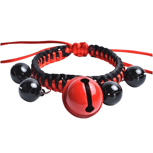 编织铃铛狗狗项圈泰迪贵宾雪纳瑞小型犬项链挂件布偶英短猫咪饰品