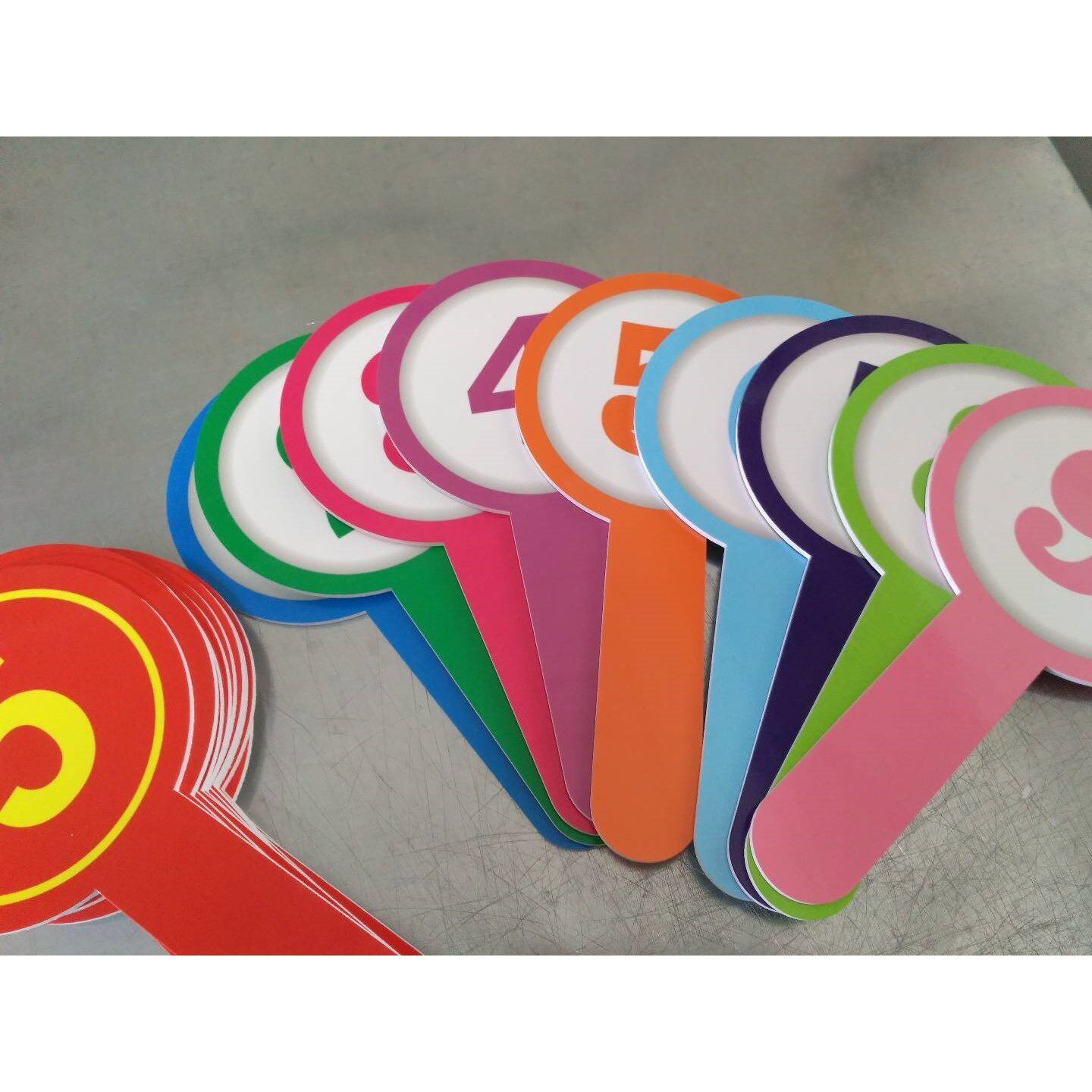 字母手举牌 订制数字举手牌 编号牌 站队牌 评委打分牌选手答题牌