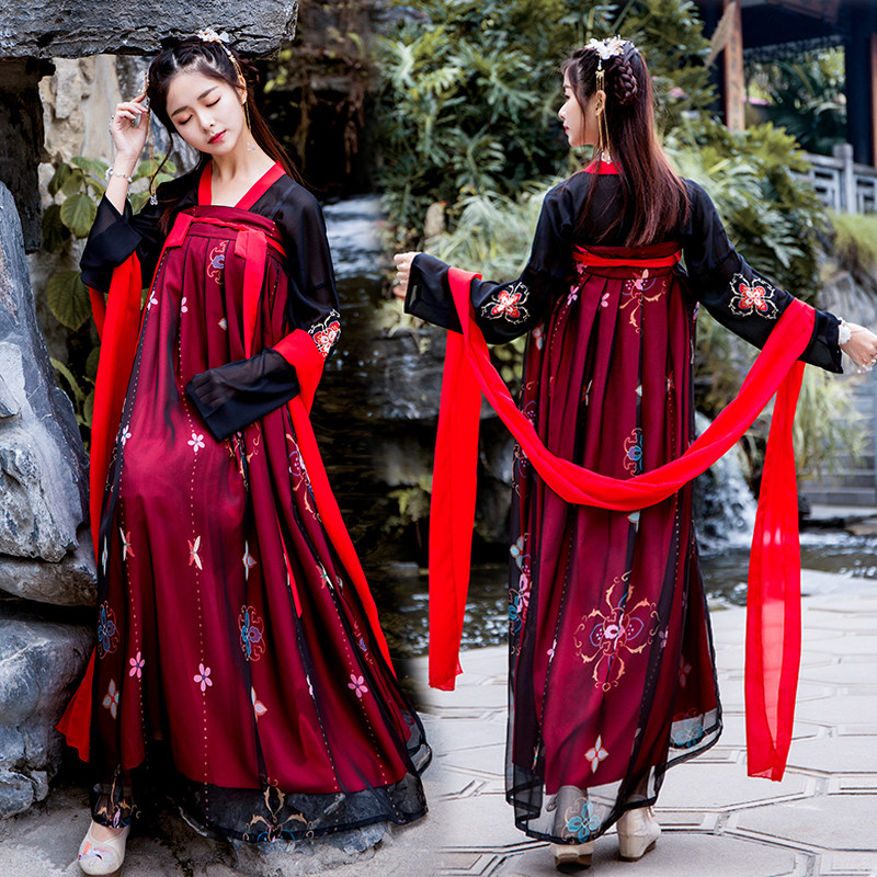 诗情画意【叠萝花】原创正品汉服女春夏唐制齐胸襦裙国风春夏薄款