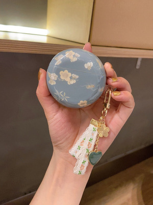 华为布纹蕾丝挂件耳机套女生款