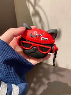 潮酷狗freebuds6保护套7i适用华为freebudsSE3硅胶立体卡通4/4e代蓝牙freeclip耳机套freebuds6i个性创意pro4