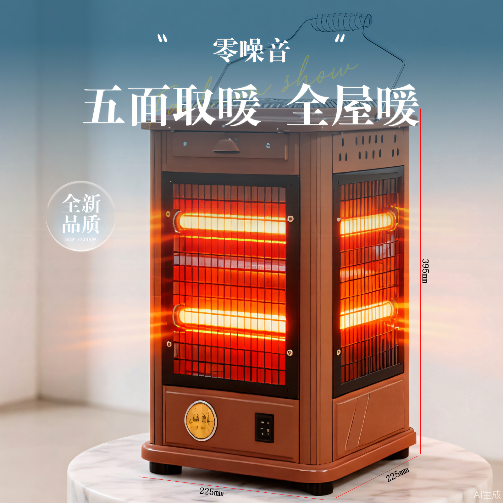 家用五面取暖器烧烤型烤火炉电陶炉新款节能小太阳多功能电暖神器,生活电器,烤火炉取暖器,淘宝优惠券,粉丝福利购,淘宝优惠卷