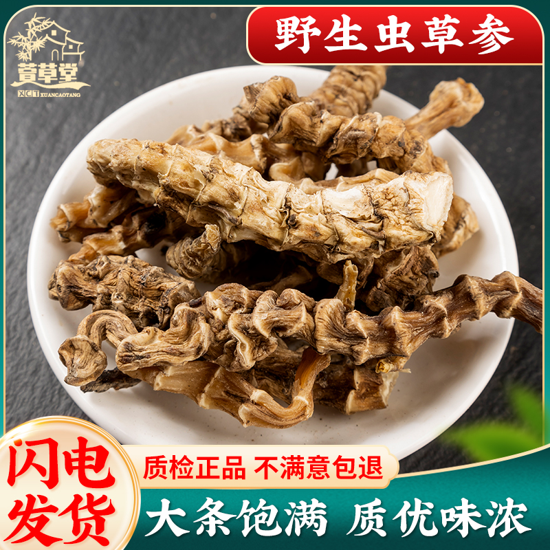 云南虫草参地参干中药材新鲜干货精选大条新货泡酒地蚕草石蚕地笋