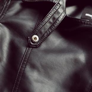with jacket leather lapel women for short motorcycle coat