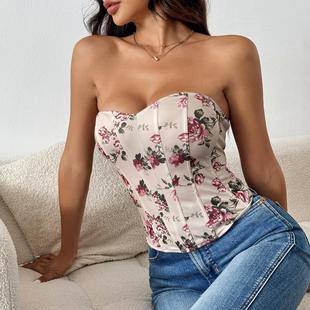 camis crop club ladies bra sexy women shaper summer corset