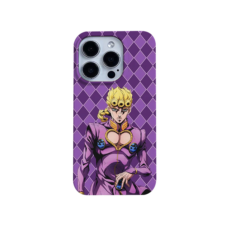 黄金之风布姐茸茸日漫JO厨适用苹果16promax/15手机壳iPhone14/13/12/11华为荣耀OPPO小米红米vivo一加真我