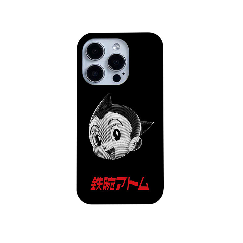 铁臂阿童木可爱黑色线条适用苹果17promax/16手机壳iPhone15/1413华为荣耀OPPO小米红米vivorealme一加红魔11,3C数码配件,手机保护套/壳,淘宝优惠券,粉丝福利购,淘宝优惠卷